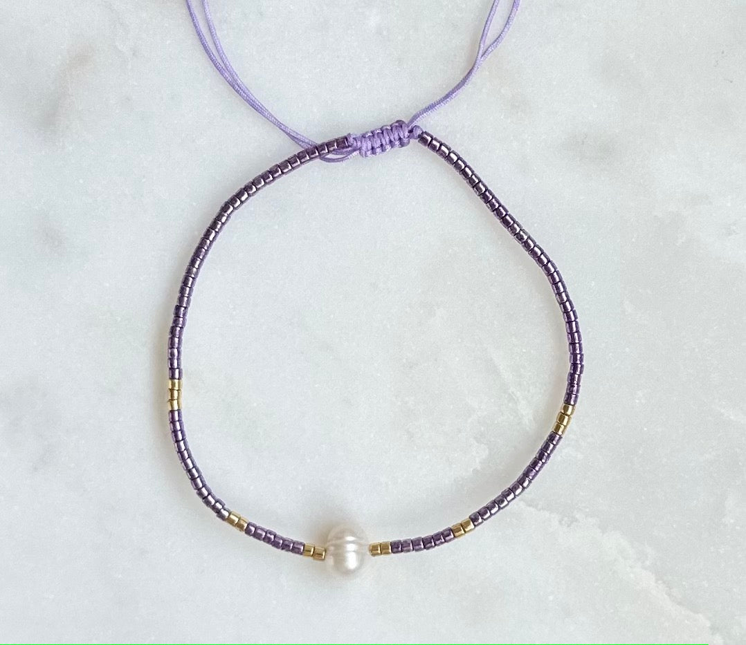 Miyuki Beads Pearl Bracelet